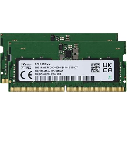SK Hyn(Hynix) Original 16GB (2x8GB) DDR5 5600MHz (or 4800MHz